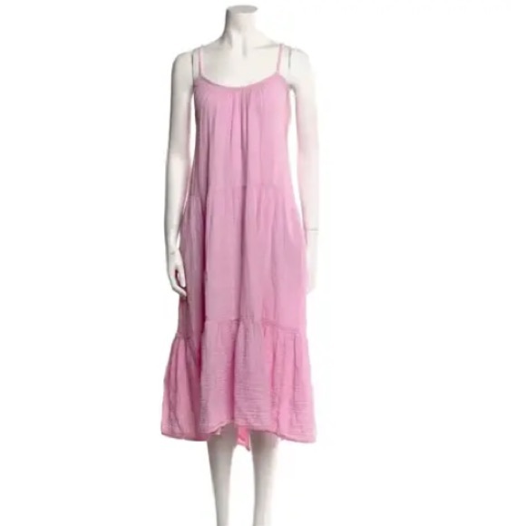 Xirena tiered tank maxi dress with pockets.XS